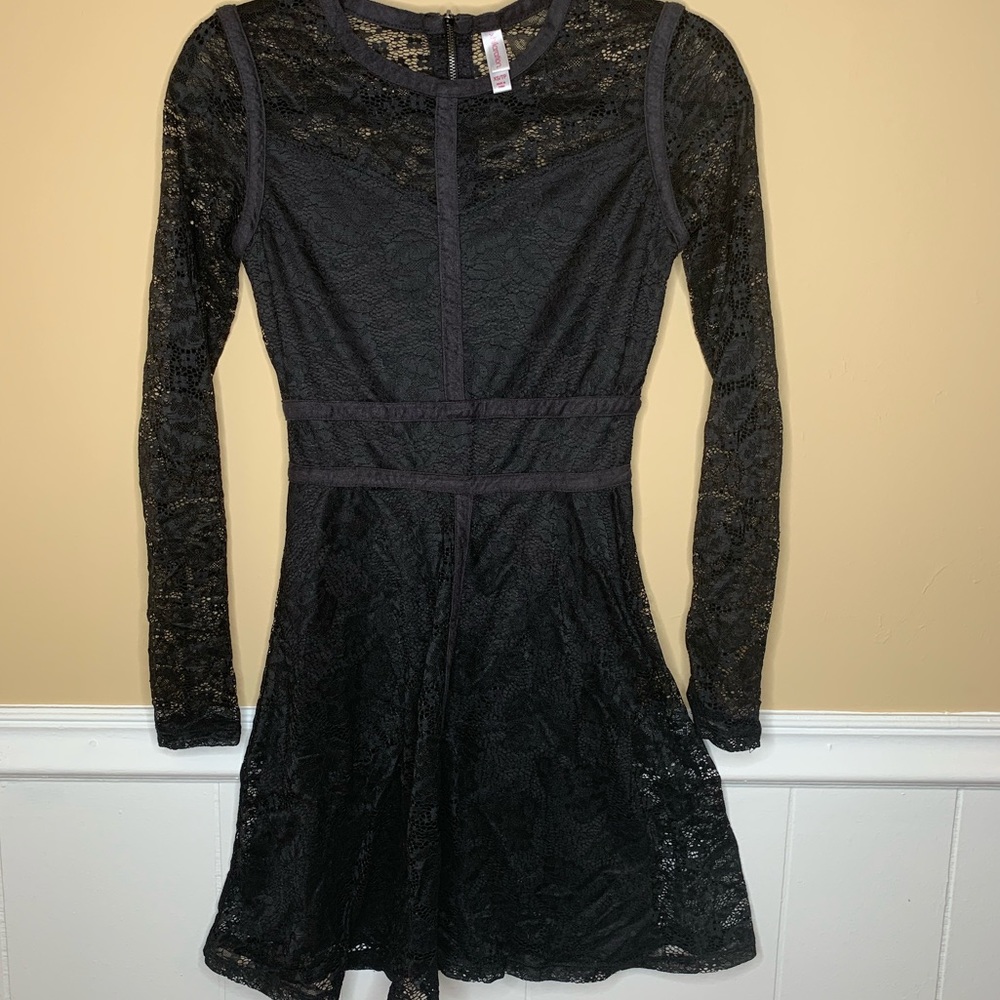 Xhilaration Black Lace Dress